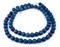 The Bead Chest Blue Round Druzy Agate Beads (12mm): Organic Gemstone Round Spherical Energy Stone Healing Power Crystal for Jewelry Bracelet Mala Necklace Making